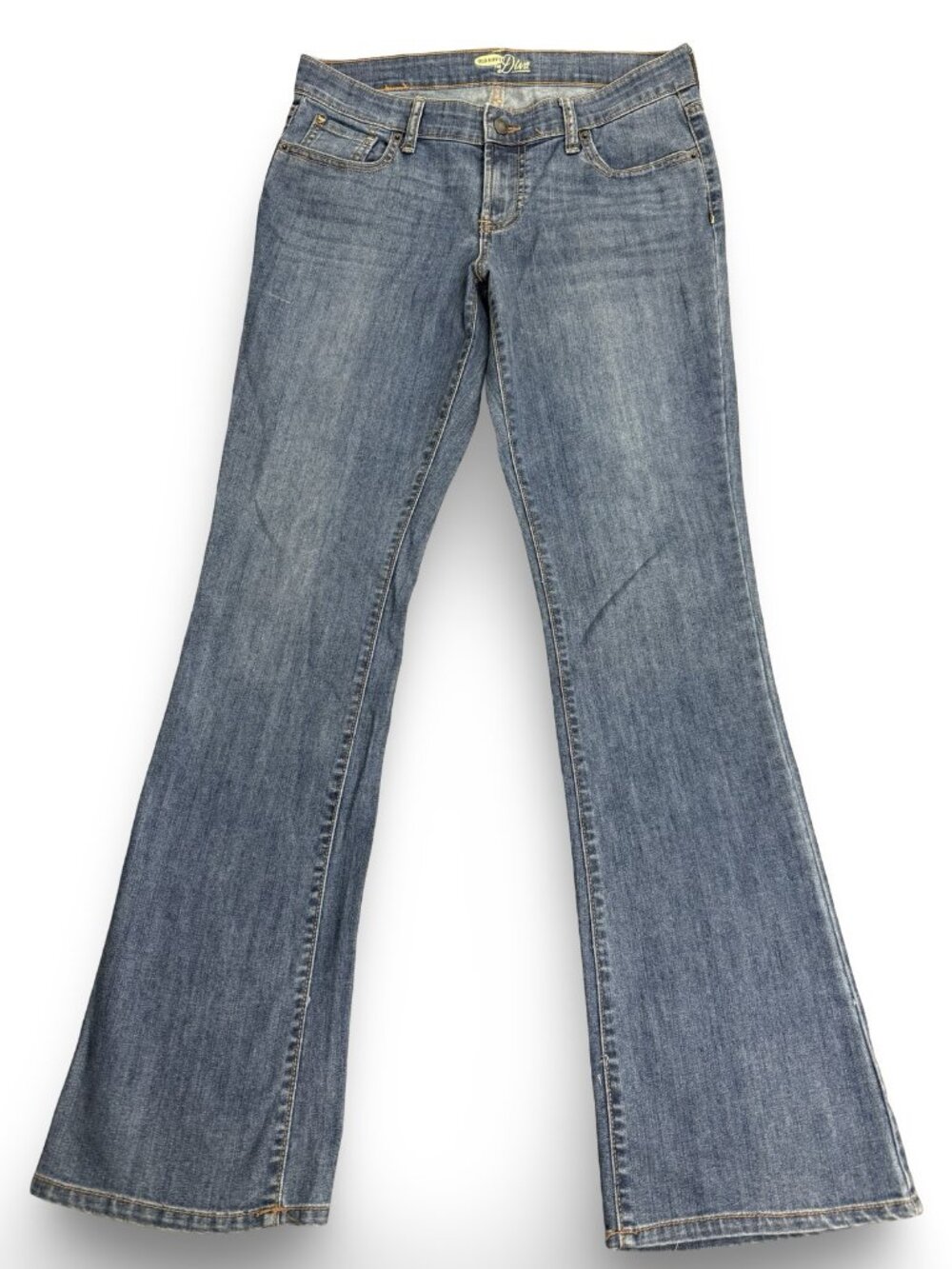 Old Navy The Diva Bootcut Jeans Womens 8 Long (Tall) Blue Med Wash Stretch Denim